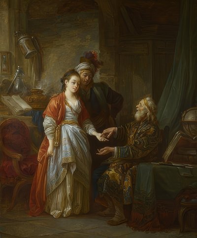 مستحضر الأرواح. حوالي عام 1775 بواسطة جان بابتيست لو برنس