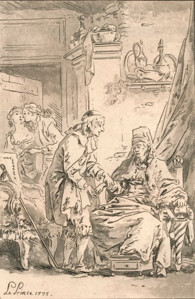 لو تاتشر ، 1775. بواسطة جان بابتيست لو برنس