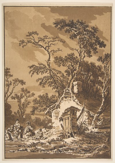 الغسالات الغسالات ، 1771. بواسطة جان بابتيست لو برنس