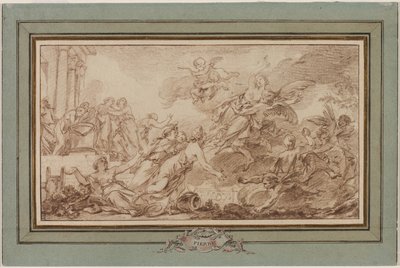 بورياس خطف أوريثيا ، ج. 1755-1760. بواسطة جان بابتيست ماري بيير