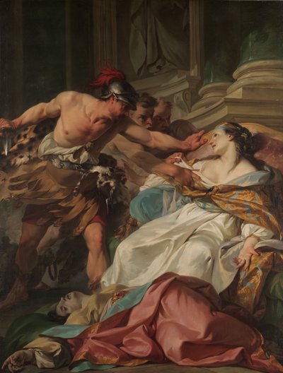 وفاة هارمونيا ، كاليفورنيا. 1740-41. بواسطة جان بابتيست ماري بيير