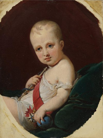 نابليون فرانسوا بونابرت ، دوق الرايشتات ، ملك روما 1811-1832 ، كاليفورنيا 1812 بواسطة جان بابتيست Mauzaisse