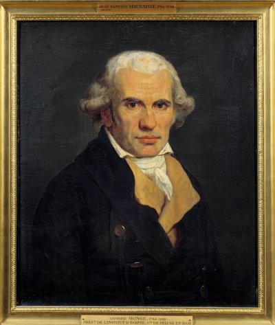 صورة لغاسبار مونج ، كونت بيلوس (1746 - 1818) ، عالم رياضيات فرنسي. رسم جان بابتيست موزيسي (1784-1844). بواسطة جان بابتيست Mauzaisse