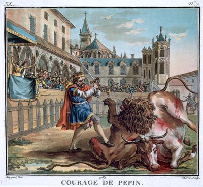"شجاعة بيبين" 1789 بواسطة جان بابتيست موريت