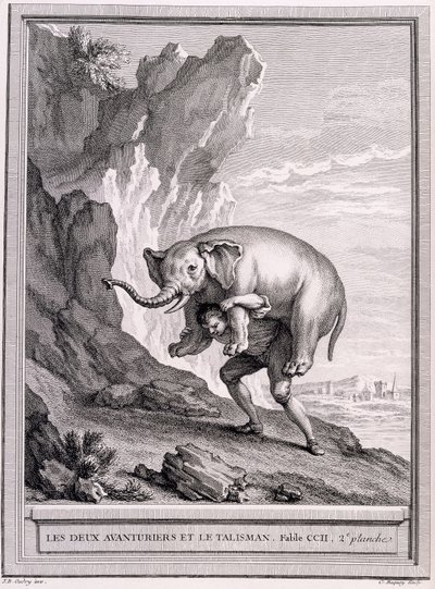 المغامرين والتاليسمان ، 1755-1759 بواسطة جان بابتيست أودري