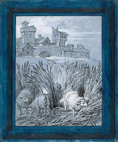 خروف في الحقل ("Rien de trop I") بواسطة Jean-Baptiste Oudry