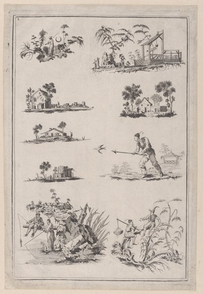 الحلي الصينية ، كاليفورنيا. 1760-85. بواسطة جان بابتيست بيلمينت