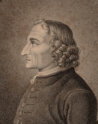 صورة لعازف الكمان والملحن جوزيبي تارتيني 1692-1770 ، 1810. بواسطة جان بابتيست بونس لامبرت