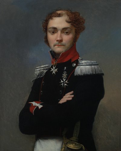 صورة تشارلز لويس ريجنولت ، ضابط من الحروب النابليونية ، c.1814-15 بواسطة جان بابتيست ريغنولت