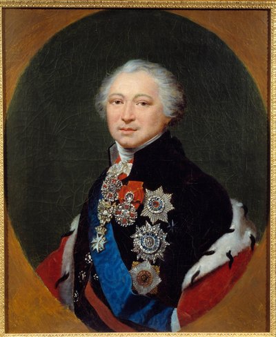 صورة للأمير ألكسندر بوريسوفيتش كوراكين (1752-1818) لوحة رسمها جان بابتيست ريغنولت (1754-1829) في القرن التاسع عشر في باريس ، متحف جوقة الشرف بواسطة جان بابتيست ريغنولت