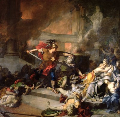 وفاة بريام ، 1785 بواسطة جان بابتيست ريغنولت