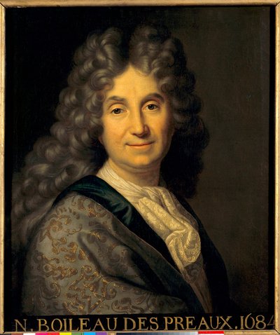 صورة لنيكولاس بويلو ديسبرو (Boileau-Despreaux) (1636-1711) - رسم جان بابتيست سانتيري (1651-1717) بواسطة جان بابتيست سانتيري