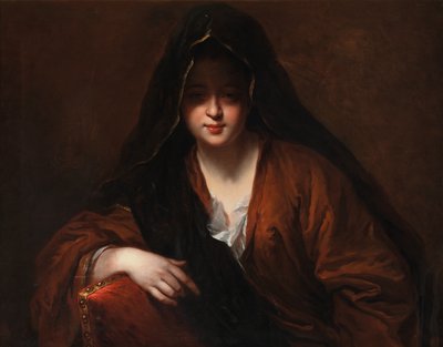 بورتريه لسيدة، حوالي 1651-1717 (زيت على قماش) بواسطة Jean Baptiste Santerre