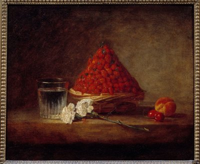 سلة من الفراولة البرية لوحة رسمها جان بابتيست سيميون شاردان (1699-1779) مجموعة خاصة من القرن الثامن عشر - سلة من الفراولة البرية. لوحة جان بابتيست سيميون شاردان (1699-1779) بواسطة جان بابتيست سيميون شاردان