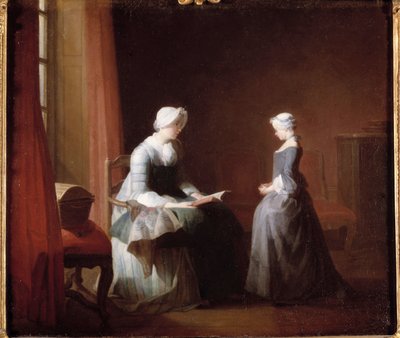 تعليم جيد. لوحة جان بابتيست سيميون شاردان (1699-1779) بواسطة جان بابتيست سيميون شاردان