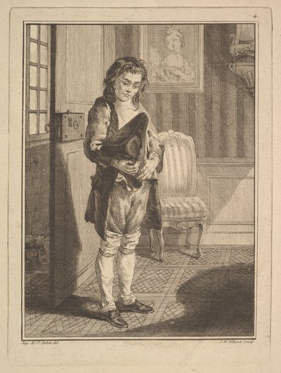 ستريبر شوز شاينر ، من ميس جينس ، أو ليه كومونسنييرز أولترامو ... ، 1766-70. بواسطة جان بابتيست تيلارد