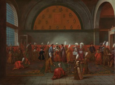 الوجبة تكريما للسفير كورنيليس كالكوين ، 1772-30 بواسطة جان بابتيست فانمور