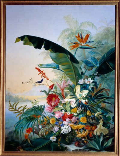 زهور غريبة. رسم جان بينر فرايز (بينر فرايز بواسطة جان بينر فرايز