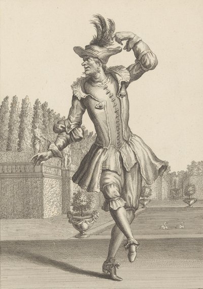 Du Moulin في Peasant Garb Dancing في الأوبرا ، .nd بواسطة جان بيرين