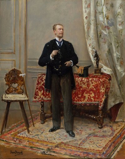 صورة إدموند تيني 1828-1906 ، ج. 1890. بواسطة جان بيرود