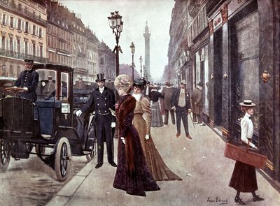 شارع دي لا بيه في باريس ، ج. 1900 (لوحة) بواسطة جان بيرود
