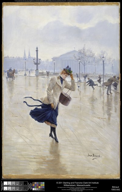 Windy Day ، Place de la Concorde ، c.1890 بواسطة جان بيرود