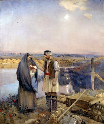 صنع اليوم عائلة من الفلاحين. رسم جان تشارلز كازين (1841-1901) صن. 1،99x1،66 م 1888 باريس ، متحف أورسيه بواسطة جان تشارلز كازين