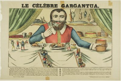 The الشهير Gargantua بواسطة جان تشارلز بيليرين