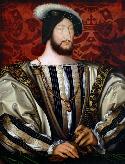 صورة لفرانسيس الأول 1494-1547 ، ملك فرنسا ، دوق بريتاني ، كونت بروفانس ، كاليفورنيا 1530 بواسطة جان كلويت