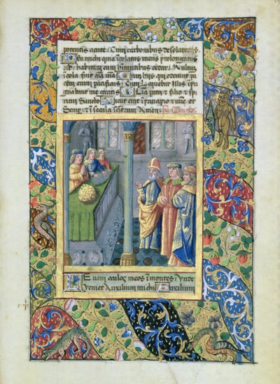 السيدة لات. QvI126 وسام الصوف الذهبي من ساعات لويس دورليانز ، 1469 بواسطة جان كولوم
