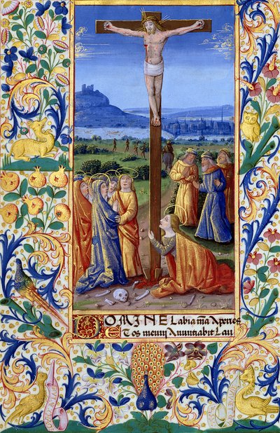 السيدة لات. QvI126 f.84v الصلب ، من "كتاب ساعات لويس دورليانز" ، ١٤٦٩ بواسطة جان كولوم