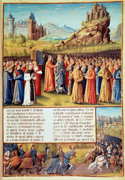 الحملة الصليبية الثانية (1147-1149): قال الملك لويس السابع إن الشاب (1120-1180) أخذ الصليب في فيزيلاي بحضور القديس برنارد دي كليرفو (سان برناردو دي شيارافال) (1090-1153) وعشية فرساي في 31 / 03/1146. أخذ العديد من البارونات أيضًا بواسطة جان كولوم