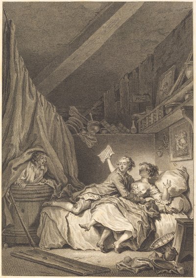 صانعو الأحذية بواسطة جان دامبرون بعد جان هونوريه Fragonard