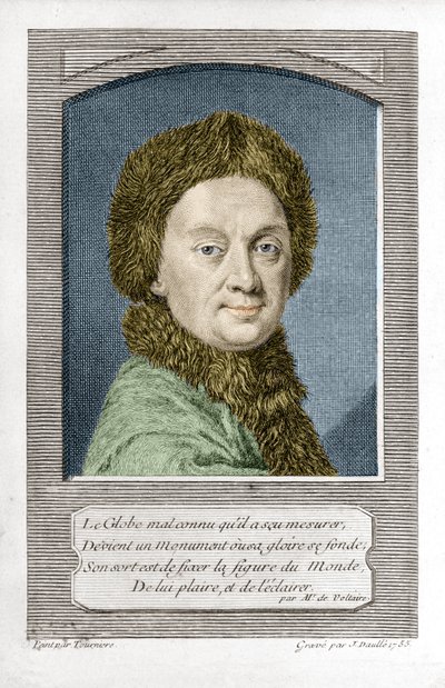 بيير لويس مورو دي موبرتويس ، عالم فلك (1698 - 1759) ، نقش بواسطة ج. بواسطة جان دول
