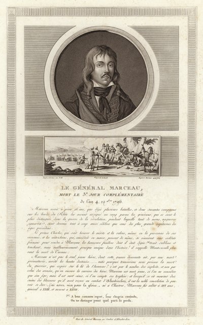 صورة لفرنسوا سيفيرين مارسو ديسغرافييه بواسطة Jean Duplessi Bertaux