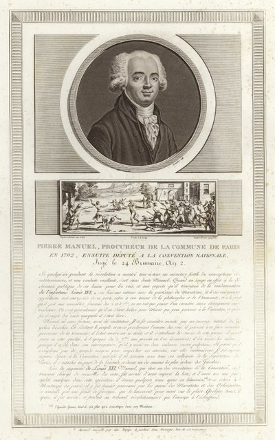 صورة لويس بيير مانويل بواسطة Jean Duplessi Bertaux