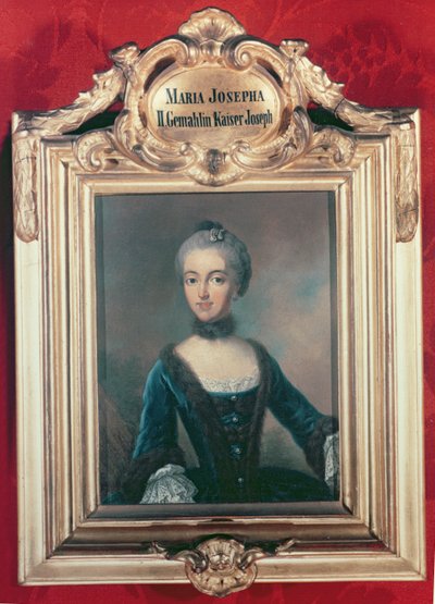 ماريا جوزيفا زوجة بافاريا الثانية لجوزيف الثاني (1741-1790) الإمبراطور الروماني المقدس بواسطة جان اتيان ليوتارد