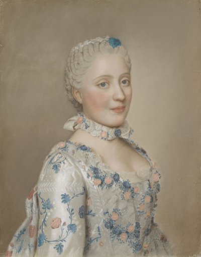 ماريا جوزيفا من ساكسونيا ، دوفين من فرنسا صورة لماري جوزيف من ساكسونيا (1731-1767) ، دوفين فرنسا بواسطة جان اتيان ليوتارد