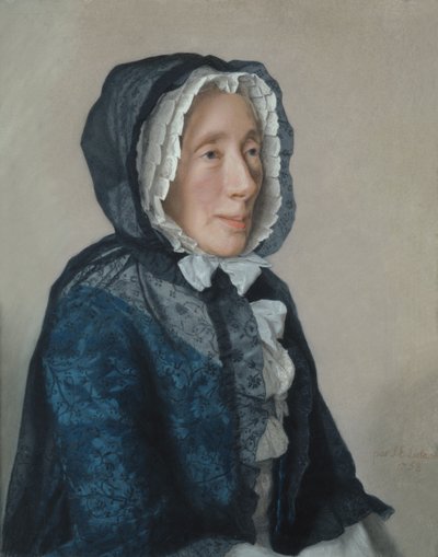 صورة مدام ترونشين 1758 بواسطة Jean Étienne Liotard