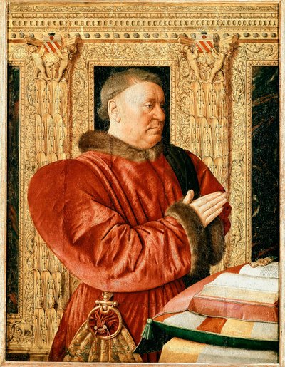 Portrait of Justice Minister of France Guillaume Jouvenel des Ursins (Painting بواسطة جان فوكيه