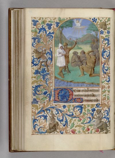 البشارة إلى كتاب ساعات الرعاة 1450-1499 بواسطة جان فوكيه