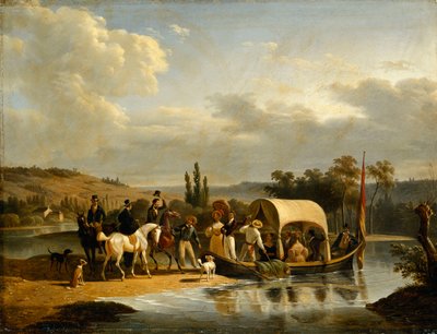 المغادرة ، 1836 بواسطة جان فرانسوا ديماي