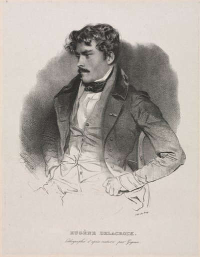 يوجين ديلاكروا بواسطة Jean Francois Gigoux