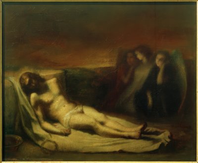 جثة المسيح بالملائكة بواسطة جان فرانسوا جيجو