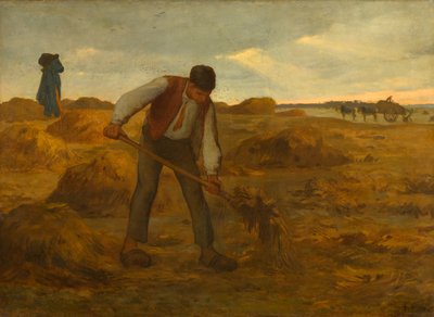 سماد نشر الفلاحين ، 1854-1855 بواسطة Jean Francois I Millet
