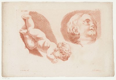 طفل صغير ورأس لطفل التراكيب التي تحتوي على أجزاء من جسم الإنسان (عنوان المسلسل) Xe Cahier de Principles du Dessin d