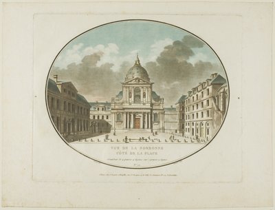 منظر السوربون بواسطة Jean-Francois Janinet