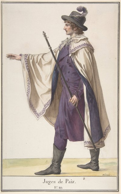 قاضي الصلح ، كاليفورنيا. 1798-99. بواسطة جان فرانسوا ليونور ميريمي