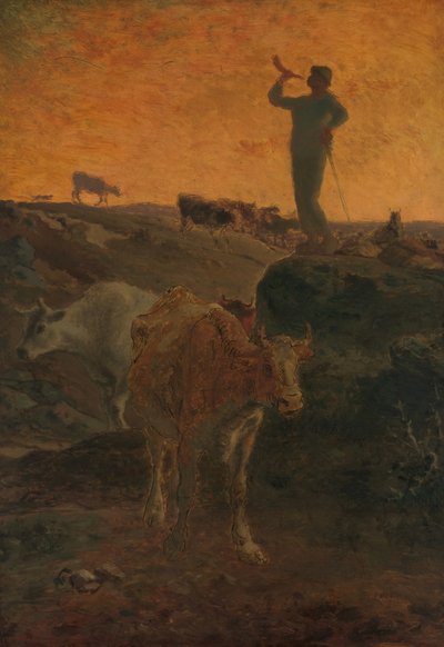 استدعاء بيت الأبقار ، كاليفورنيا. 1872. بواسطة جان فرانسوا ميلت