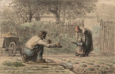 الخطوات الأولى ، ج. 1858-1866. بواسطة جان فرانسوا ميلت